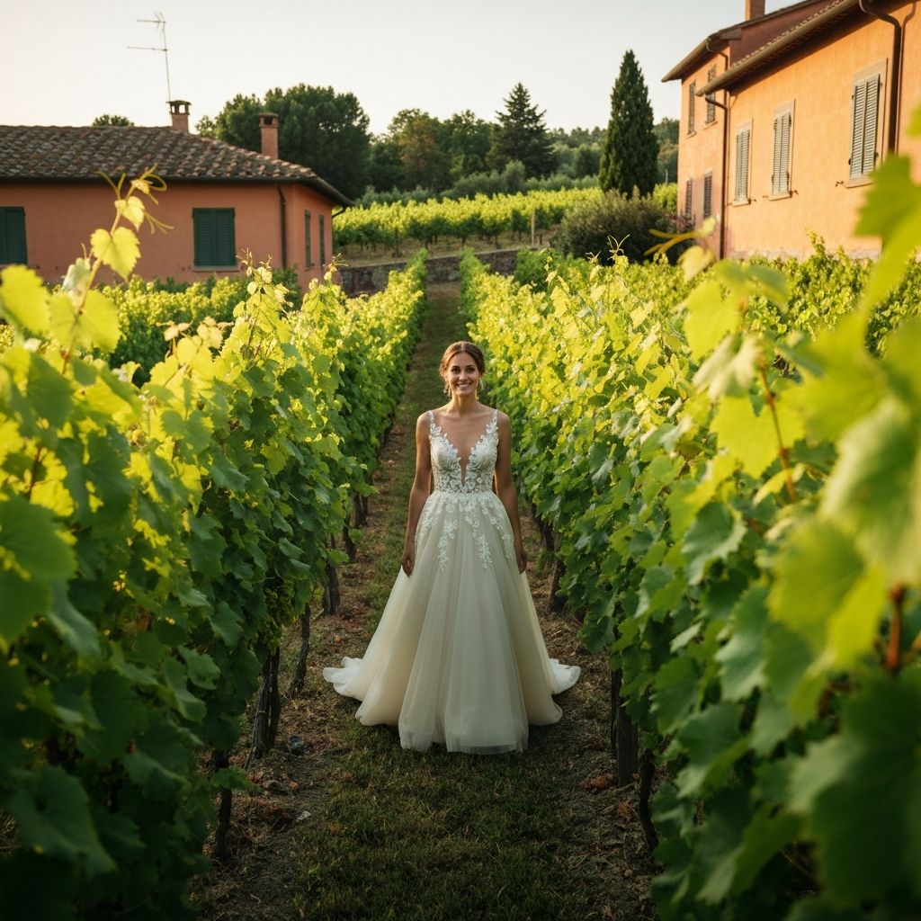 Olivia (Italia) - Celebración en viñedo chileno VIK